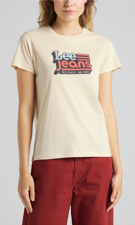 Lee Logo Crew Neck Tee Γυναικείο T-Shirt
