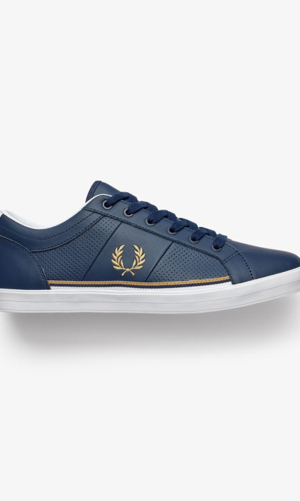 Fred Perry Baseline Sneakers Ανδρικά Δερμάτινα Παπούτσια