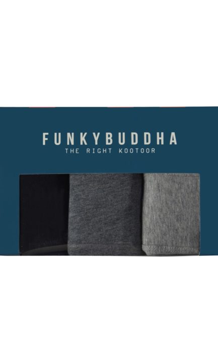 Funky Buddha Boxer Shorts 3-Pack Ανδρικά Μπόξερ