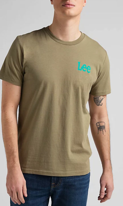 Lee Logo  Tee Ανδρικό T-Shirt L65QAIUA