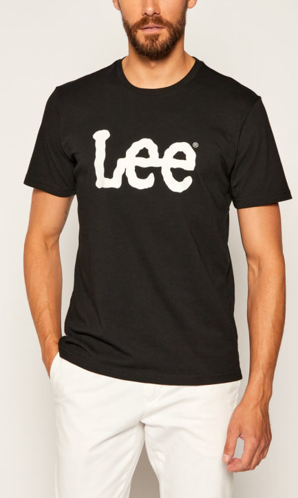 Lee Logo Tee ανδρικό T-Shirt L65QAI01 Black