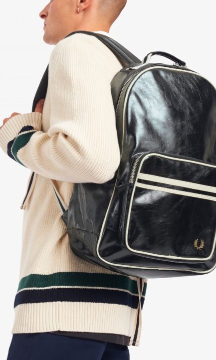 Fred Perry Classic Backpack In Black Ανδρική Τσάντα Πλάτης