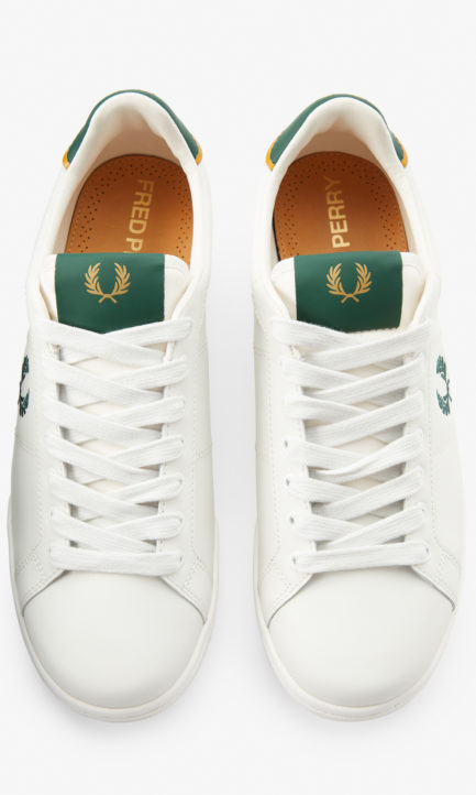 Fred Perry Leather Sneakers Ανδρικά Δερμάτινα Παπούτσια B1252