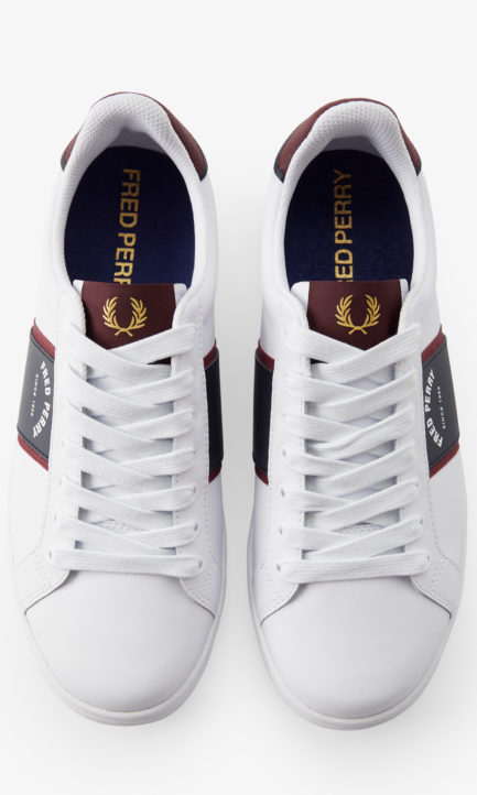 Fred Perry Leather Sneakers Ανδρικά Δερμάτινα Παπούτσια B1254