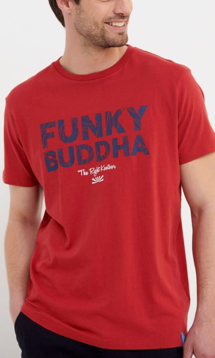 Funky Buddha Ανδρικό T-Shirt Logo FBM005-322-04