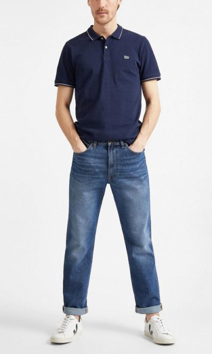 Lee Pique Men's Polo T-Shirt Ανδρική Μπλούζα Πόλο L61ARL35