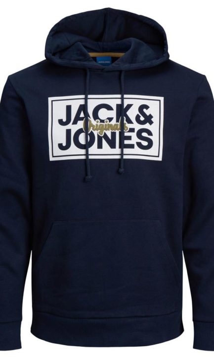 Jack&Jones Jortapes Sweat logo print Φούτερ Κουκούλα